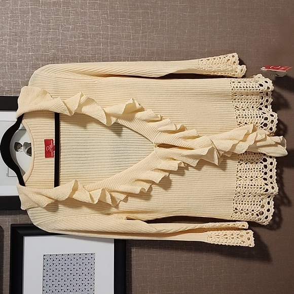 Oscar De La Renta Knit Cardigan - Picture 1 of 9